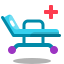 icons8 hospital bed 64